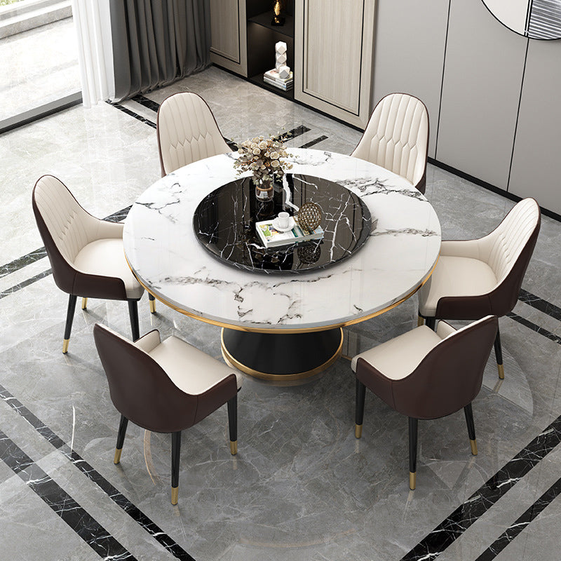 Sintered Stone Dining Room Table Pedestal Dining Table for Dining Room
