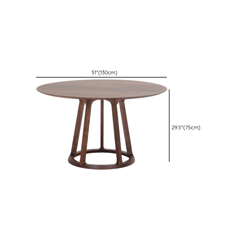 Dining Room Dinner Kitchen Table Solid Wood Round Dining Table
