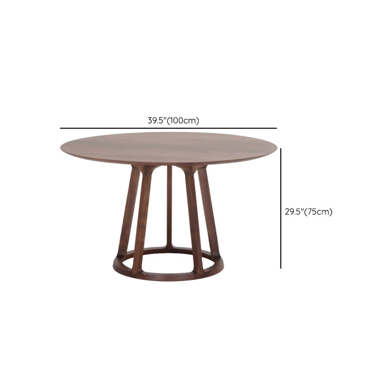 Dining Room Dinner Kitchen Table Solid Wood Round Dining Table