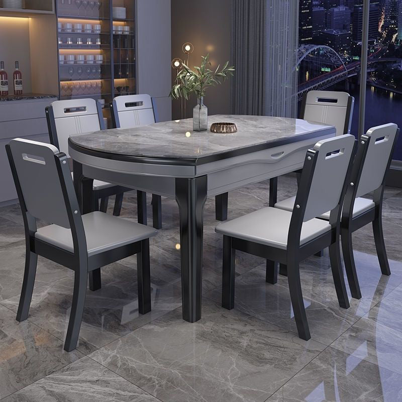 Modern 4 Legs Dining Table Extendable Dining Table for Kitchen