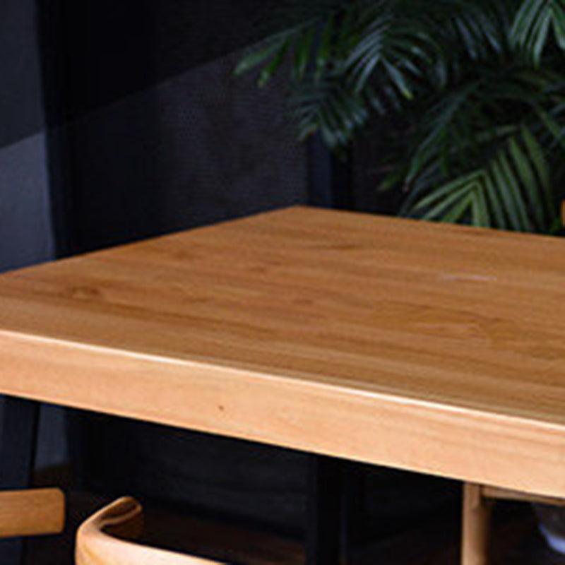Dinner Room Industrial Dining Table Kitchen Trestle Base Dining Table