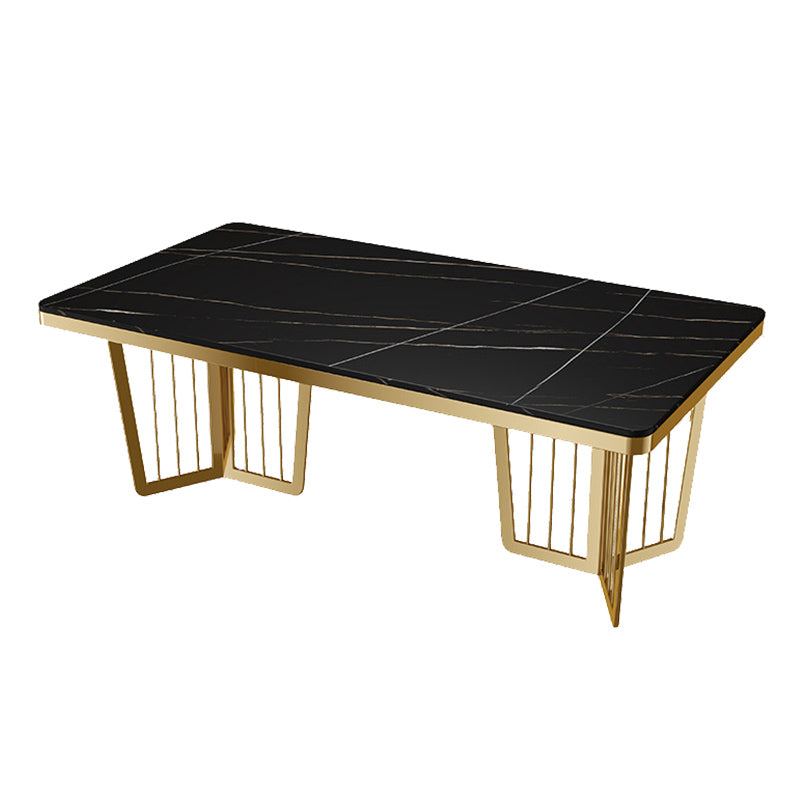 Dinner Room Luxury Dining Table Kitchen Metal Base Dining Table