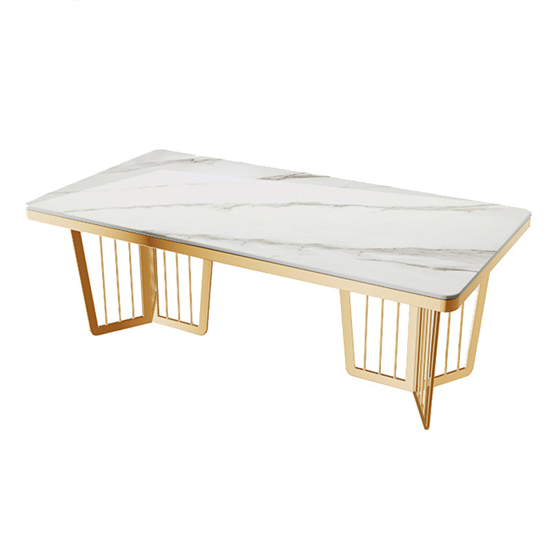 Dinner Room Luxury Dining Table Kitchen Metal Base Dining Table