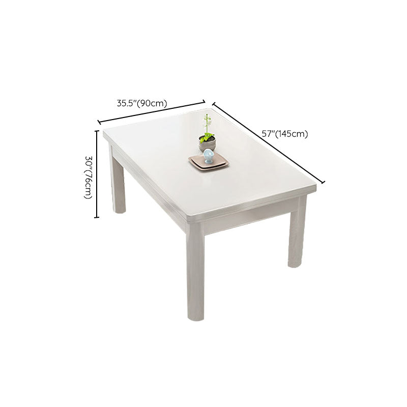 Solid Wood Dining Table Rectangle Dining Table for Dining Room