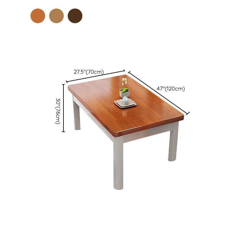 Solid Wood Dining Table Rectangle Dining Table for Dining Room