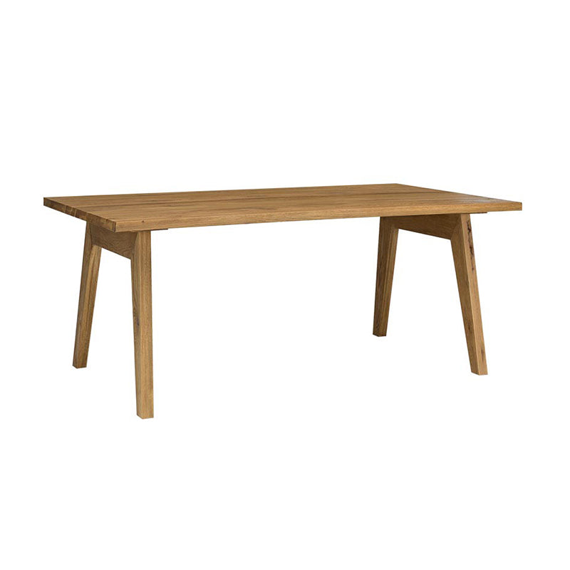 Rectangle Tripod Dinner Table Dining Room Solid Wood Dining Table