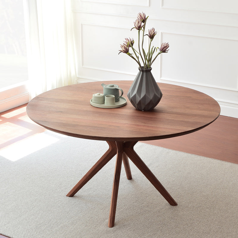 Kitchen Dinner Table Dining Room Round Solid Wood Dining Table