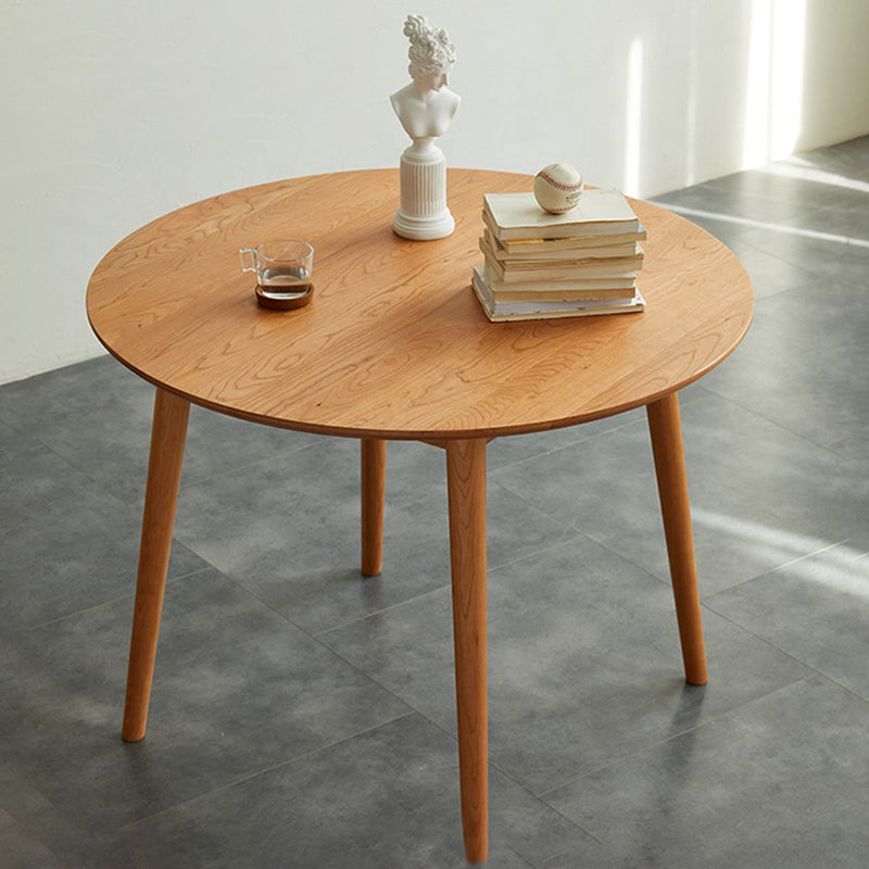 Dining Room Dinner Kitchen Table Round Solid Wood Dining Table