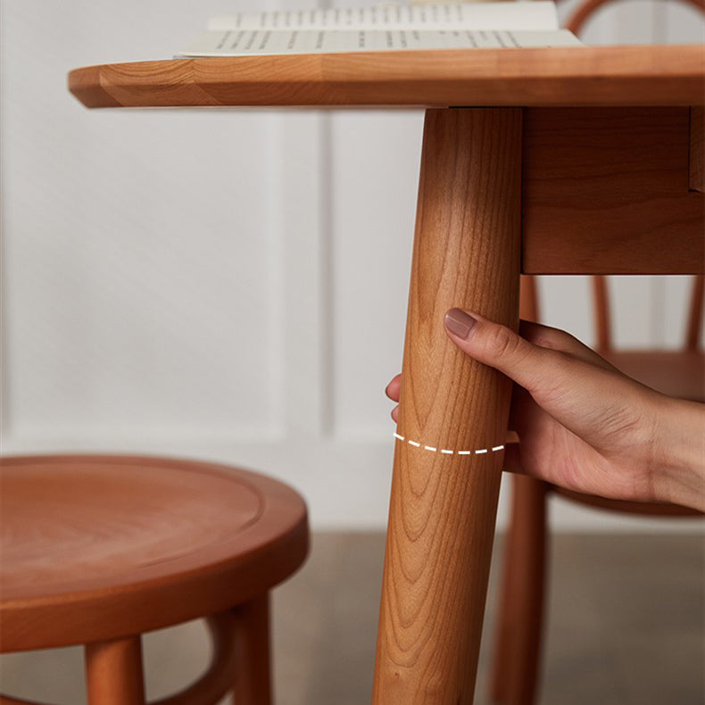 Dining Room Dinner Kitchen Table Round Solid Wood Dining Table