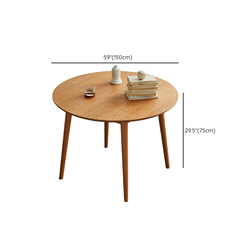 Dining Room Dinner Kitchen Table Round Solid Wood Dining Table