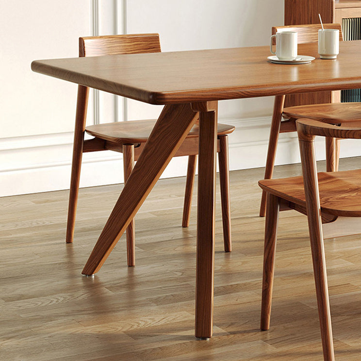 Modern Rectangle Wood Dining Table 1/5/7 Pieces Dining Set for Dining Room