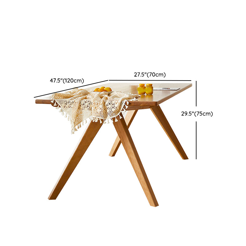 Modern Rectangle Wood Dining Table 1/5/7 Pieces Dining Set for Dining Room