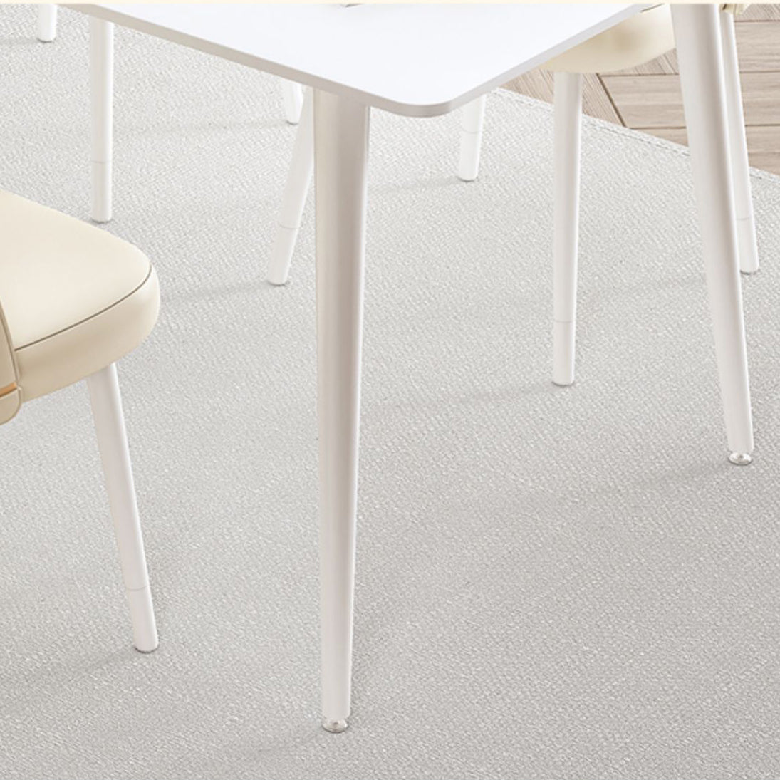 Modern Rectangle Stone Dining Table 1/5/7 Pieces Dining Set for Dining Room