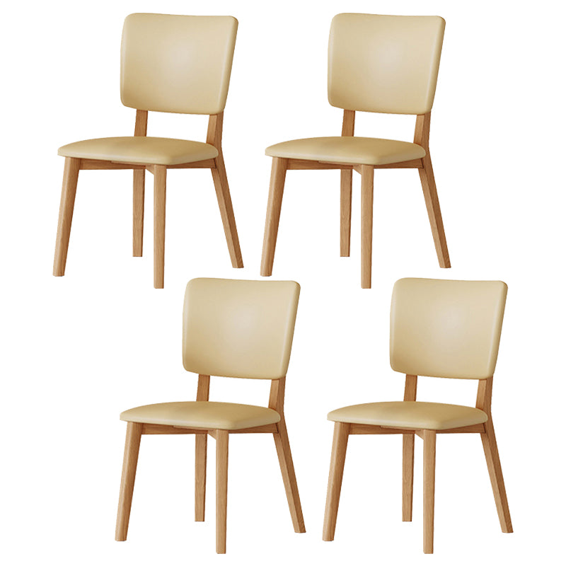 Nordic Dining Room Set 1/4/5/6/7 Pcs Wood Dining Table and Chairs