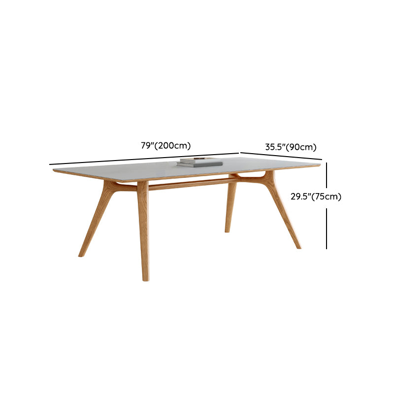 Nordic Dining Room Set 1/4/5/6/7 Pcs Wood Dining Table and Chairs