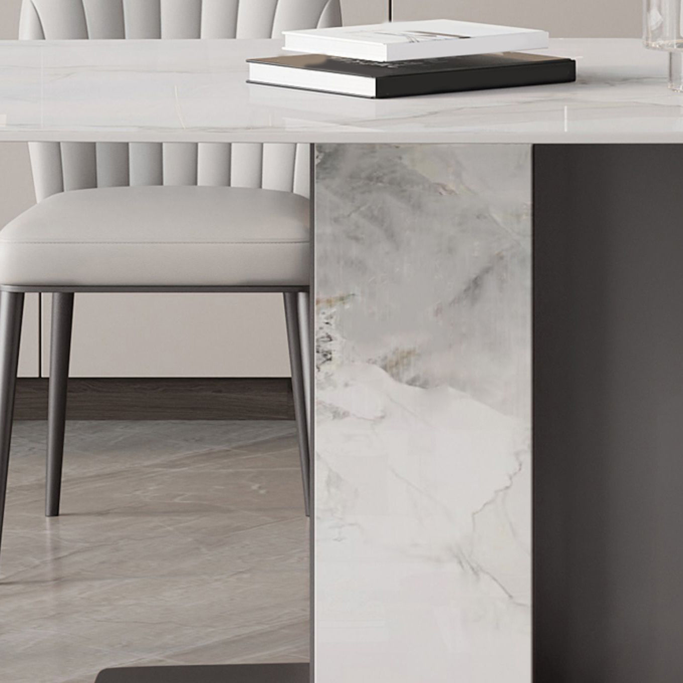 Modern Dining Room Set 1/4/5/6/7 Pcs Dining Set for Home Use