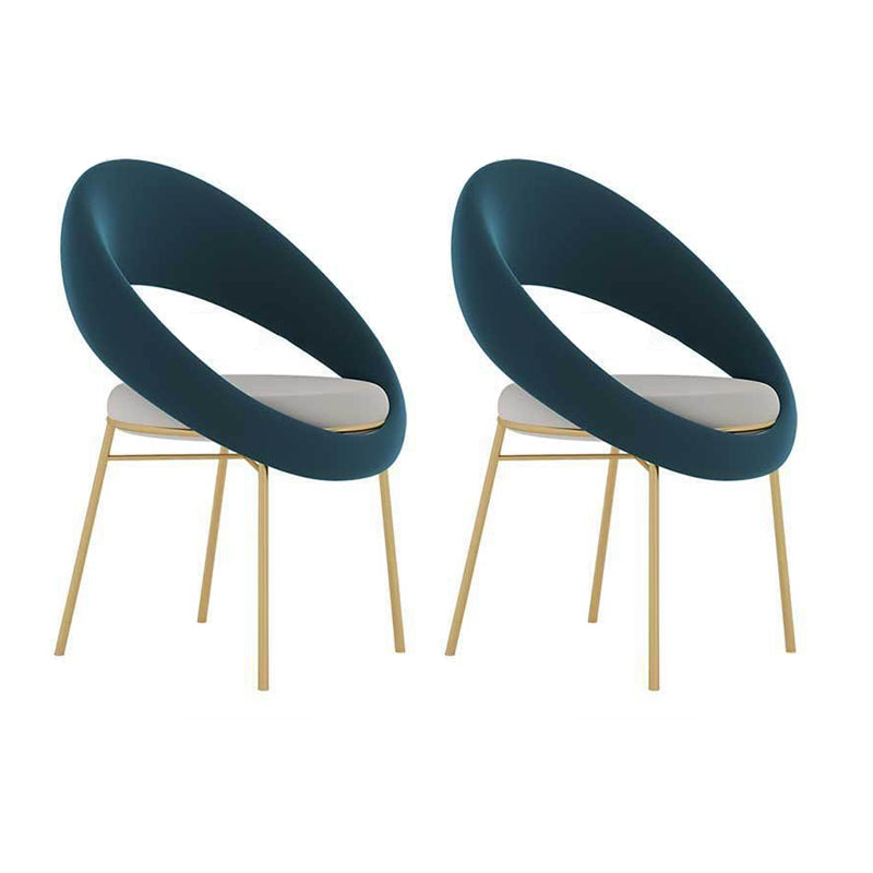 Round Dining Set for Kitchen 1/2/4/5 Pcs Glossy White Dinette Table Set