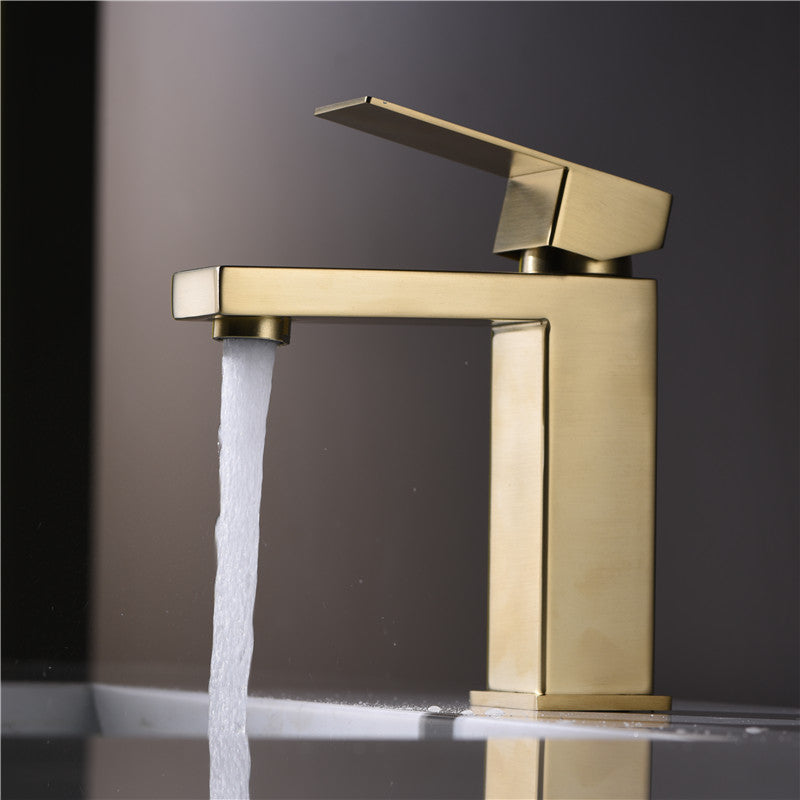 Glam Style Deck Mounted Roman Tub Faucet Low Arc Stainless Steel Roman Tub Faucet Set