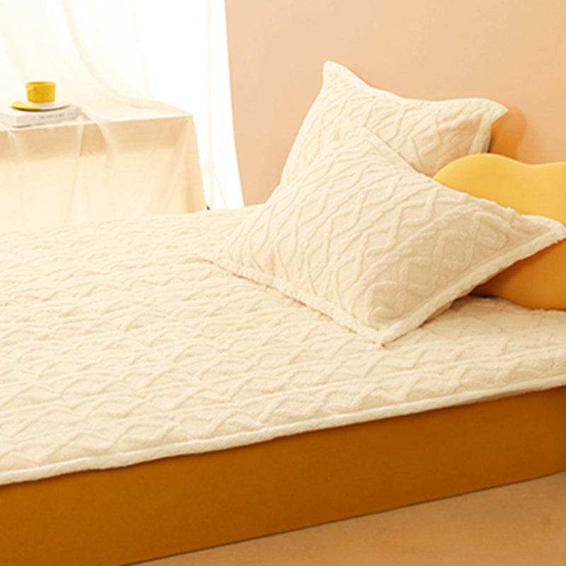 Jacquard Non-Pilling Sheet Polyester Solid Color Ultra-Soft Breathable Sheet