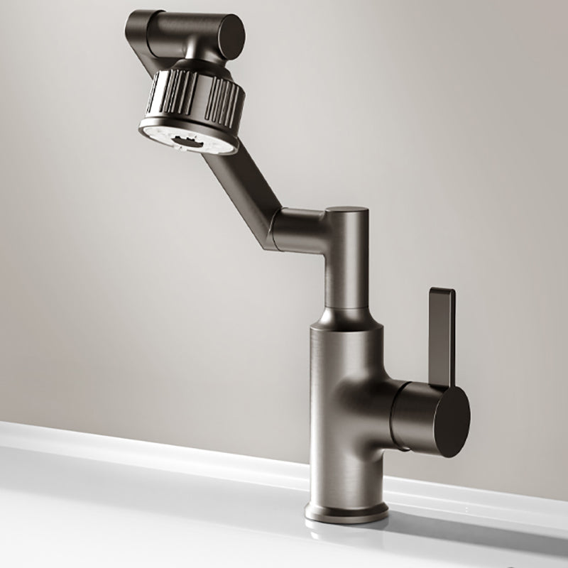 Deck Mounted Copper Tub Faucet Low Arc Robotic Arm Profile Faucet