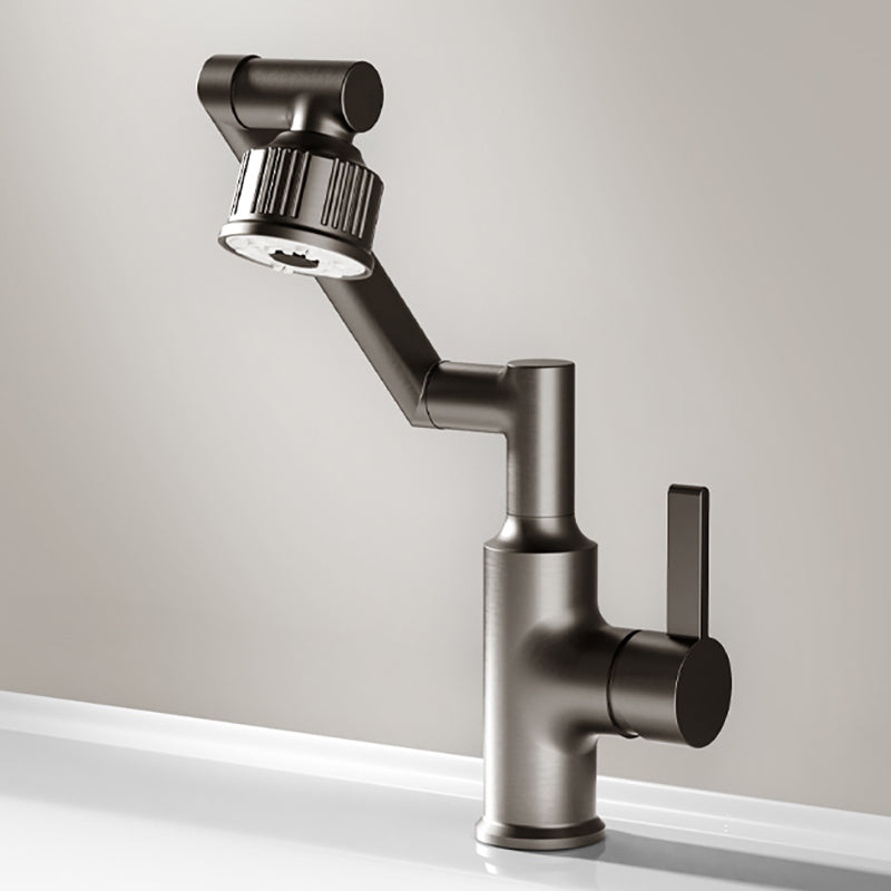 Deck Mounted Copper Tub Faucet Low Arc Robotic Arm Profile Faucet