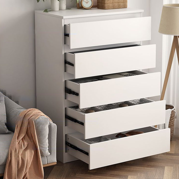 Ultra Modern Horizontal Double Dresser Wood Storage Chest Dresser for Bedroom