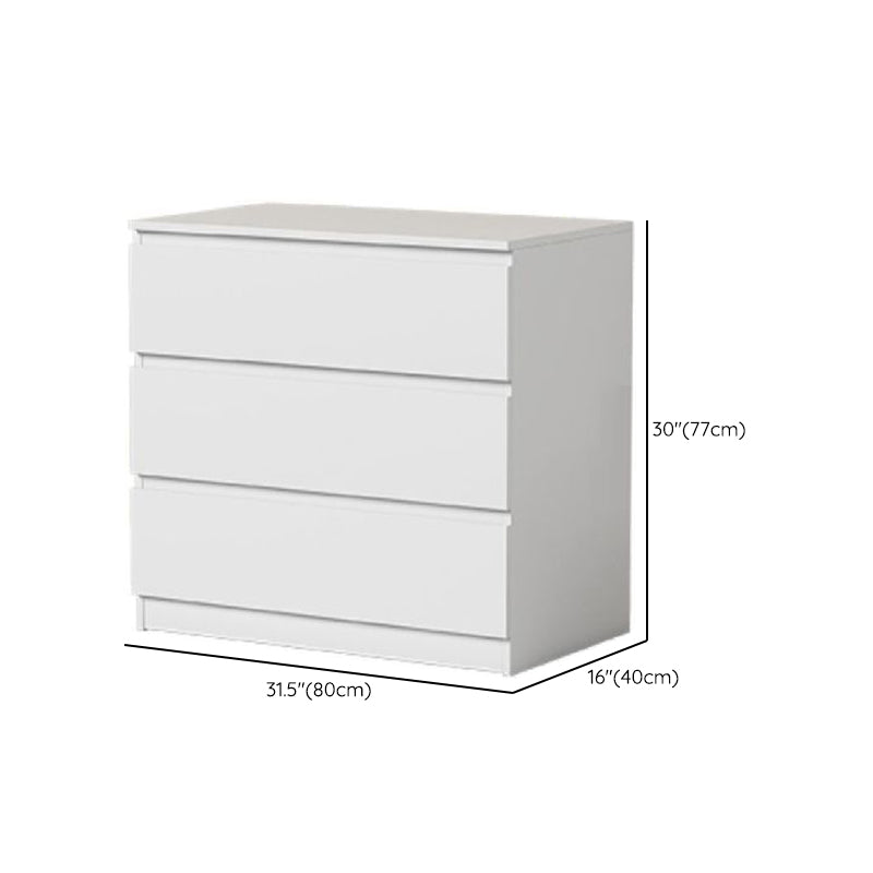 Ultra Modern Horizontal Double Dresser Wood Storage Chest Dresser for Bedroom