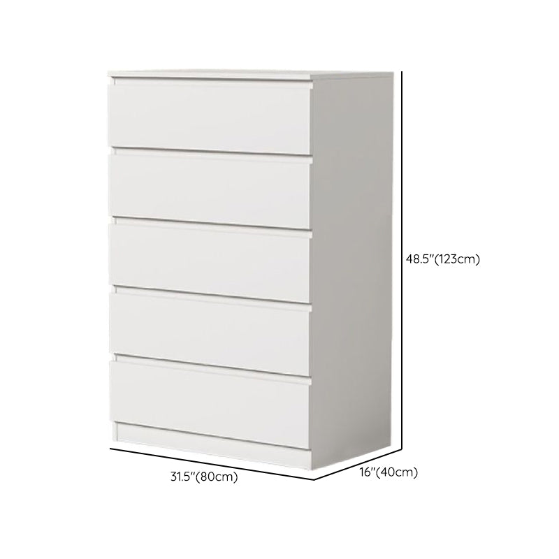 Ultra Modern Horizontal Double Dresser Wood Storage Chest Dresser for Bedroom