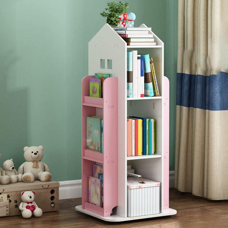 Scandinavian Open Back Standard Bookshelf Engineered Wood Bookcase