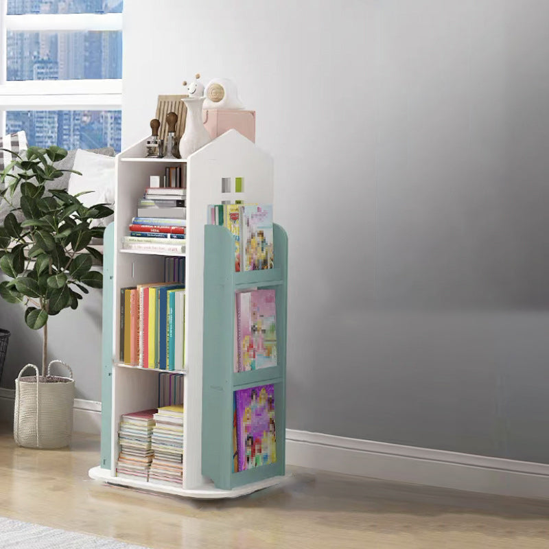 Scandinavian Open Back Standard Bookshelf Engineered Wood Bookcase