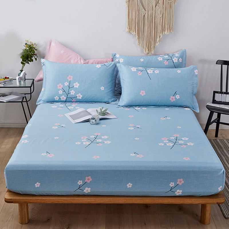 Extra Deep Pocket Microfiber Bed Sheet Wrinkle Resistant Bed Sheet Set