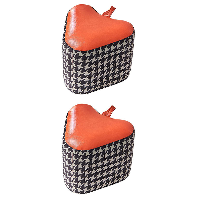 Color Block Fabric Standard Stool Modern Simple Upholstered Ottoman