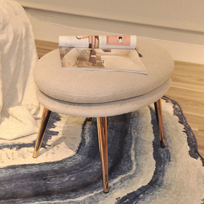 Glam Style Sofa Rocking Chair Mother Feeding Rocking Chair with Ottoman