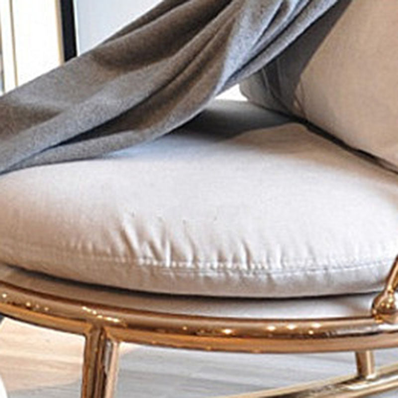 Glam Style Sofa Rocking Chair Mother Feeding Rocking Chair with Ottoman