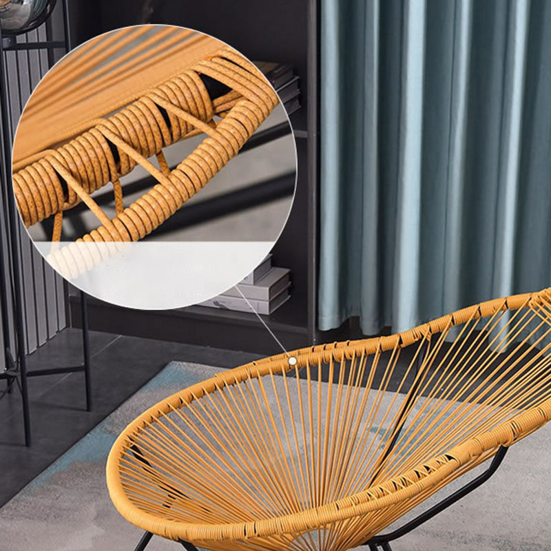 Iron Base Single Chaise Lazy Chair Lounge Home Rocking Chair