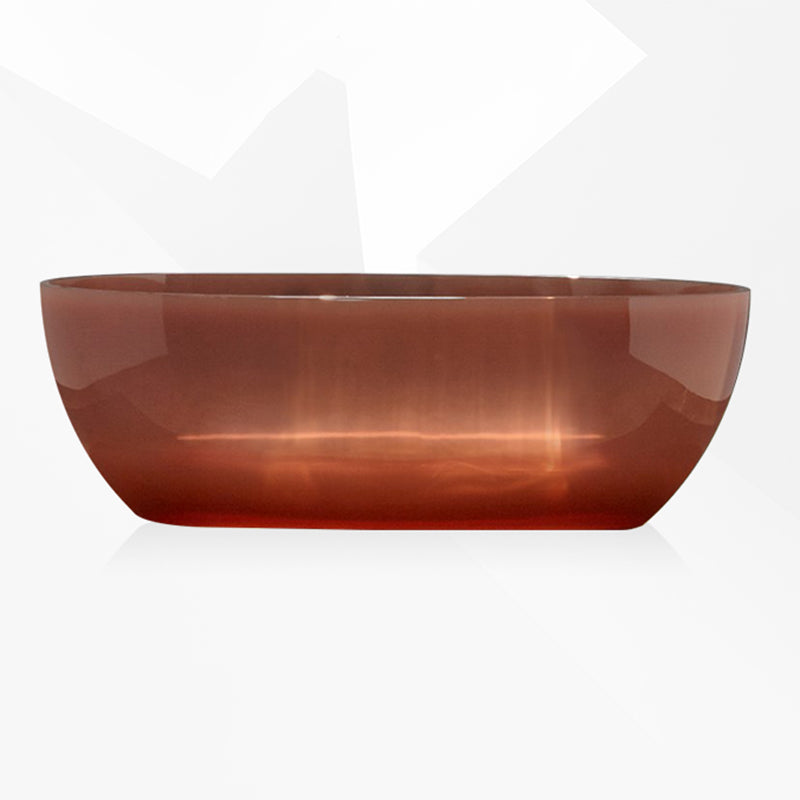 Soaking Stand Alone Bathtub Back to Wall Antique Finish Bathtub