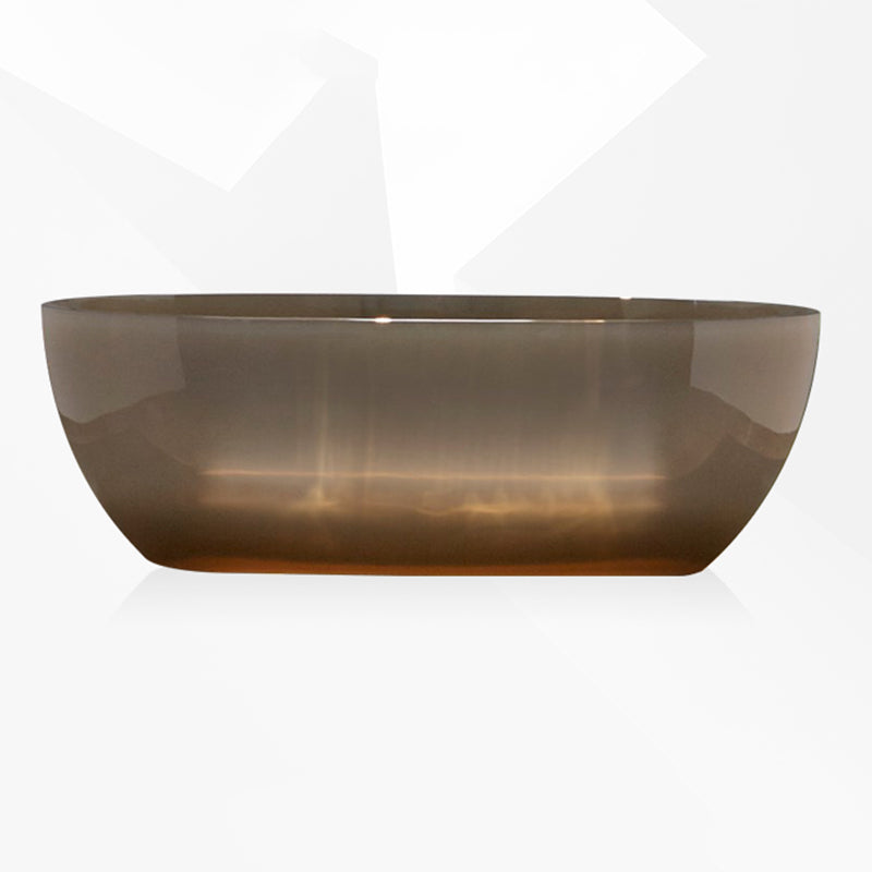 Soaking Stand Alone Bathtub Back to Wall Antique Finish Bathtub