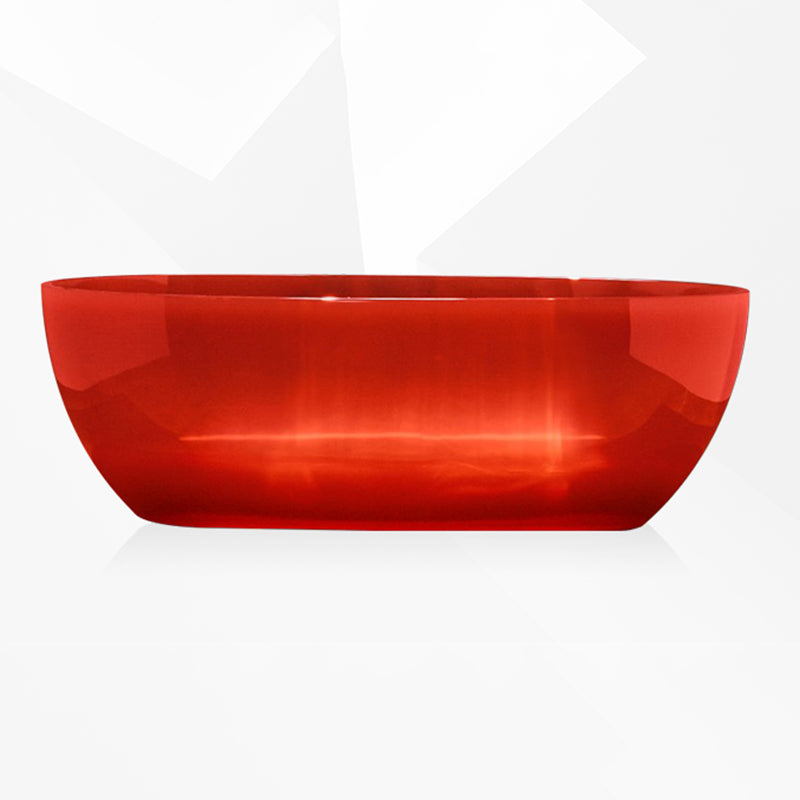 Soaking Stand Alone Bathtub Back to Wall Antique Finish Bathtub