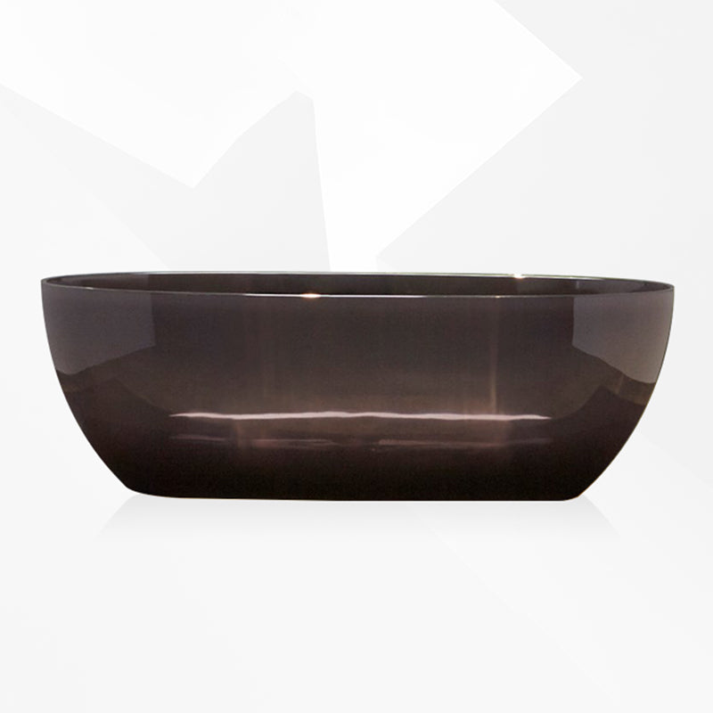 Soaking Stand Alone Bathtub Back to Wall Antique Finish Bathtub