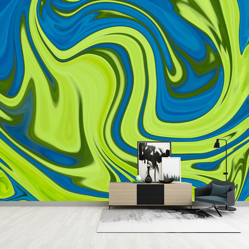 Abstract Painting Wallpaper Environment Friendly Mildew Resistant Indoor Wall Mural