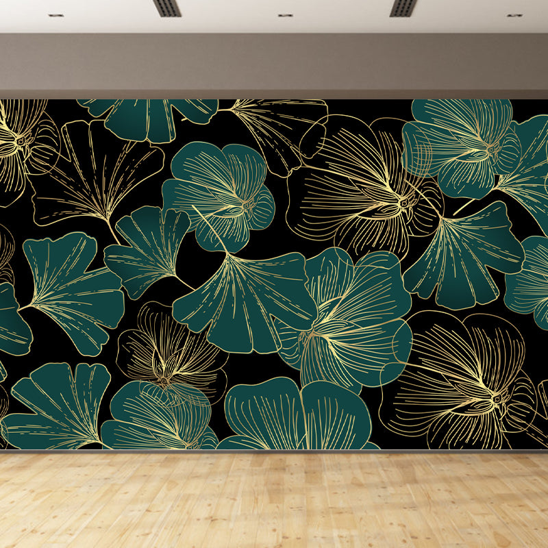 Plants Illustration Environmental Wall Mural Wallpaper Living Room Wall Mural
