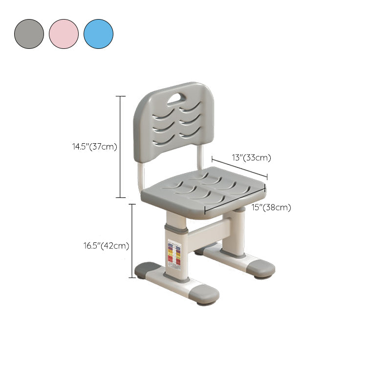 Contemporary Adjustable Children's Desk with 1 Drawer and Hand Crank