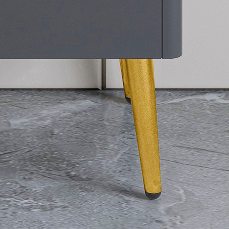 Glam TV Stand Console Open Storage Media Console TV Stand with Drawers