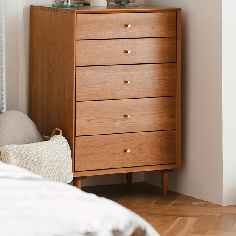 Modernism Storage Chest Dresser Solid Wood Dresser with 5/6/9 Drawers for Bedroom