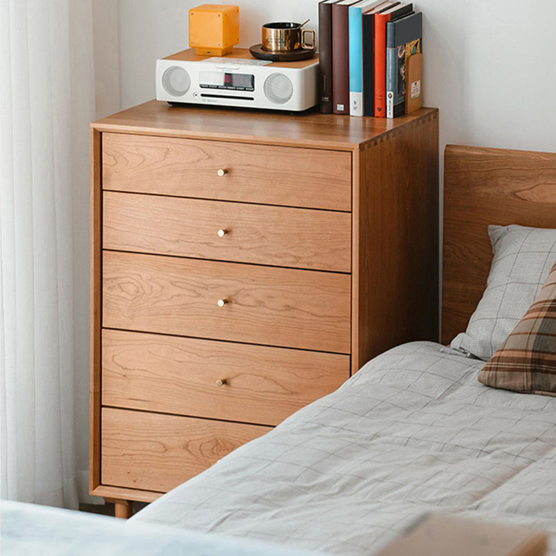 Modernism Storage Chest Dresser Solid Wood Dresser with 5/6/9 Drawers for Bedroom