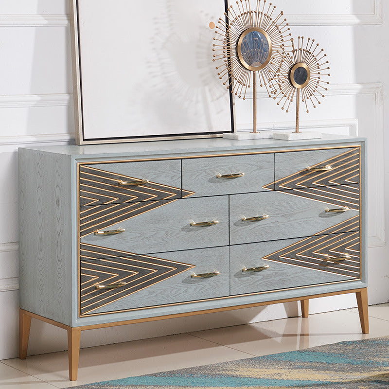 Classic Glam Lingerie Chest Vertical Wood Storage Chest for Bedroom