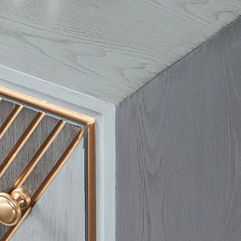 Classic Glam Lingerie Chest Vertical Wood Storage Chest for Bedroom