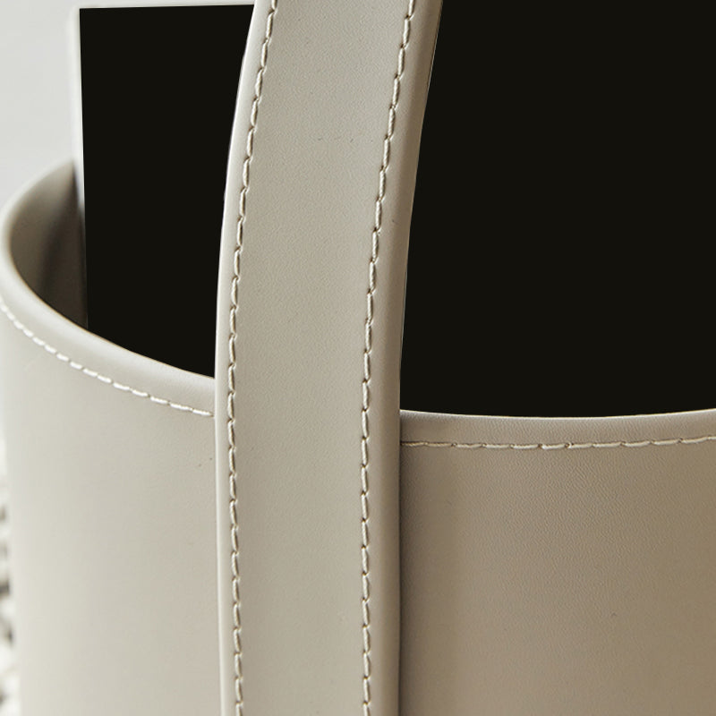 19.68" Wide Metal Side Table Round Tray Top Sofa Side Accent Table