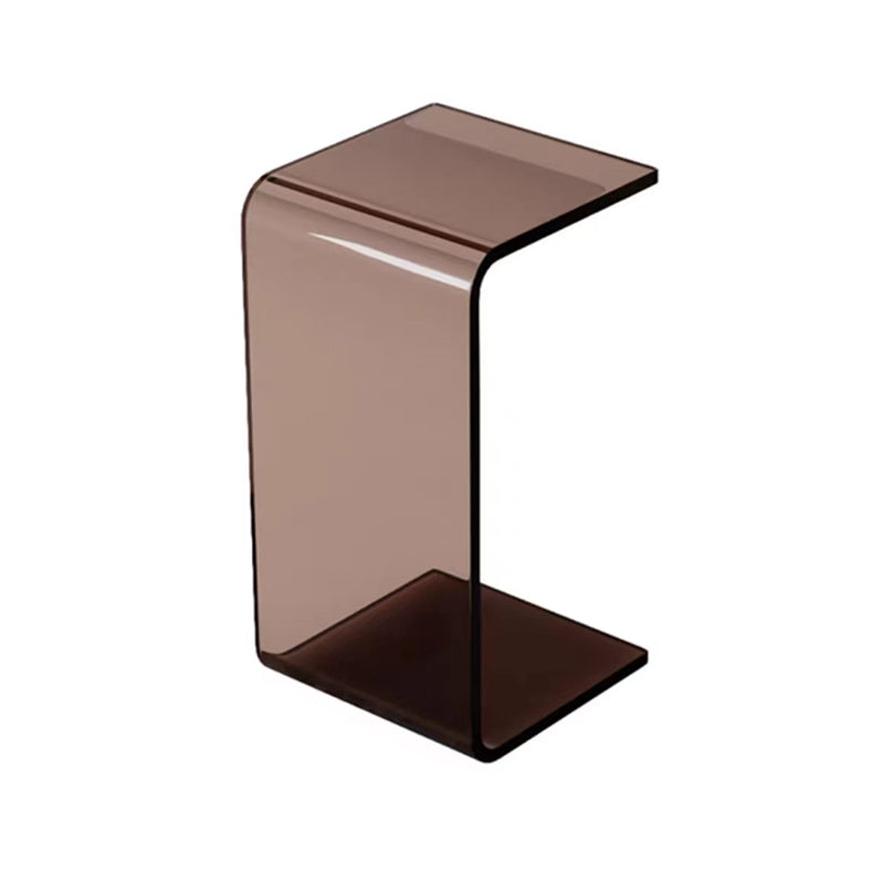 Contemporary Acrylic Side Table Square Sofa Side Accent Table