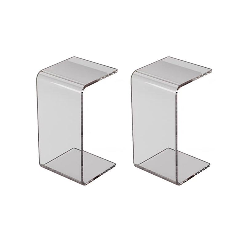 Contemporary Acrylic Side Table Square Sofa Side Accent Table